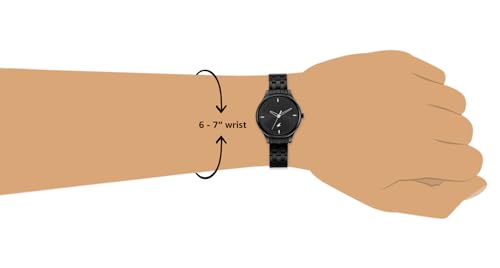 Fastrack Stunners Quartz Analog Black Dial Metal Strap Watch for Girls-NS6248NM01
