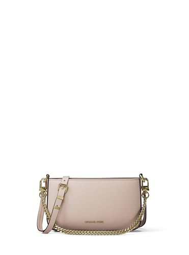 Michael Kors Bryant Small Convertible Crossbody Bag, Gold Hardware/Pebble Leather/Soft Pink, One Size, Bryant Small Convertible Crossbody Bag