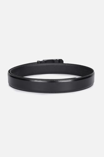 Men Black Solid Formal Belt
