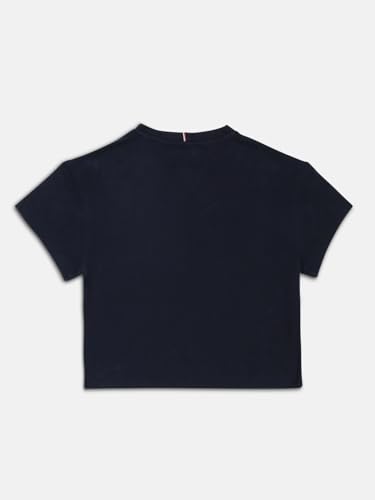 Girls Logo Regular Fit Cotton T-Shirt