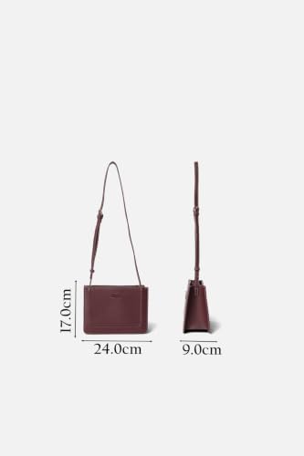 Women Maroon Textured Casual Sling Bag
