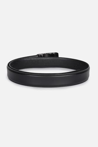 Men Black Solid Formal Belt