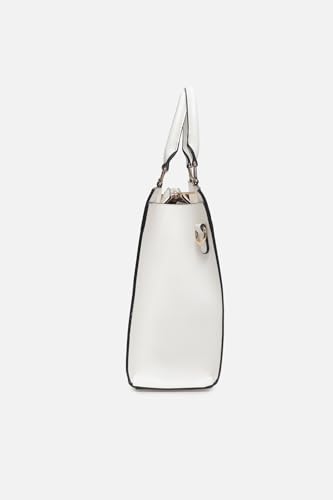 Allen Solly Womens leaf-print white HANDBAG