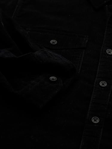 Boys Black Solid Casual Shirt