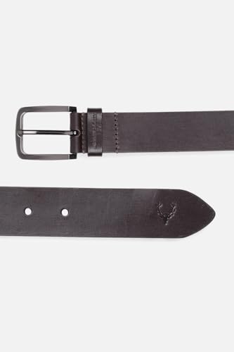 Men Brown Solid Casual Belt