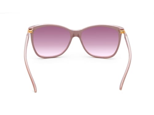 IRUS Women Butterfly sunglasses | 100% UV protection | Medium Size | Pink Gradient Polycarbonate lens