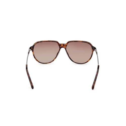 GUESS 100% UV protected | Gradient | Polarized | Full Rim | large | Men | Pilot | frame: Brown Metal | Lens: Brown