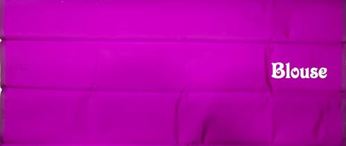 SREE KUMARAN Women's Kanchipuram Soft Silk Pure Pattu Sarees, No Border/Zero Border With Blouse (VSK329-2)