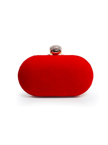 THE TAN CLAN Elizah Zarozi Hand Embroidered Clutches for Women Purses Luxury Evening Handbags for Ladies