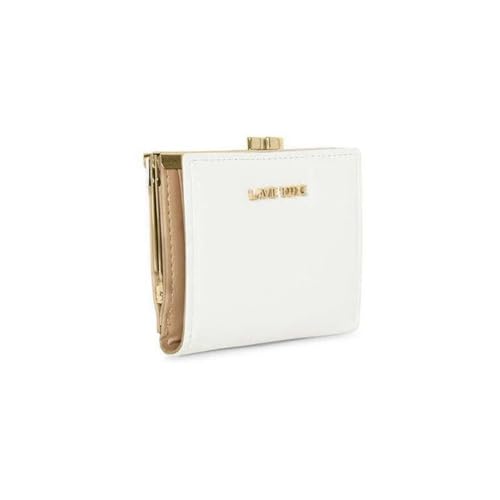 Lavie Zipper Frame PU Women's Casual Wear Wallet (White, Small)