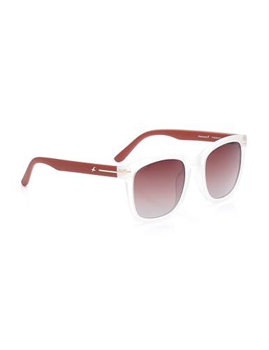 Fastrack Brown Square Plastic 100% UV Protected Sunglasses for Men and Women(P498BR2PV)