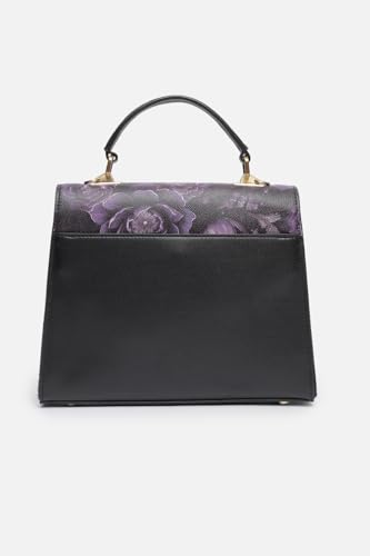 Van Heusen Womens Floral black HANDBAG