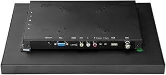 16.9 Inch Full HD 1080p LED TV & Monitor with VGA, USB, HDMI & AV Input, Built-in Speakers for Desktop & Television Use