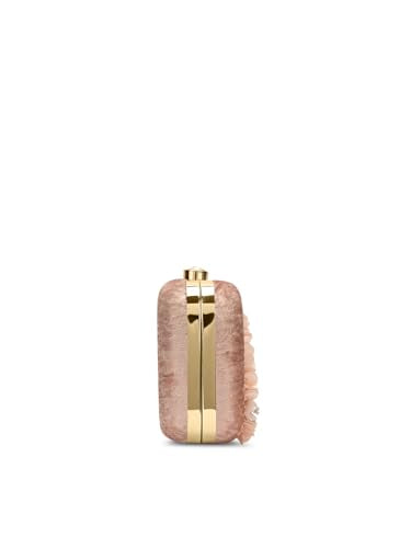 Lavie Signature Women's Eris Square Handle Framed Clutch|Ladies Purse |Gift For Women