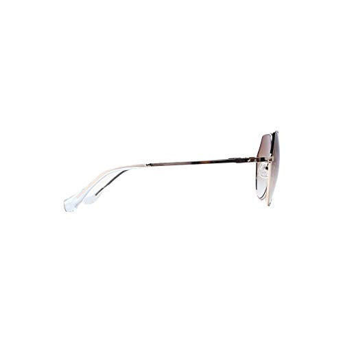 Fastrack Gradient Oval Women's Sunglasses - (M192BR2F|55|Brown Color)