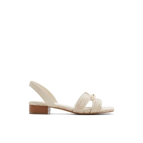Aldo BLAIKE Off White Ladies Block Heel Sandals