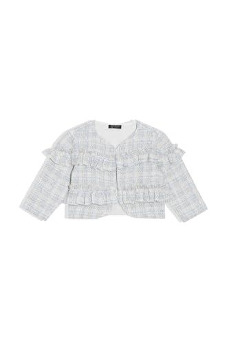 Allen Solly Girls Grey Check Regular Fit Jacket