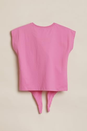 Allen Solly Girls Pink Graphic Print Casual T-Shirt