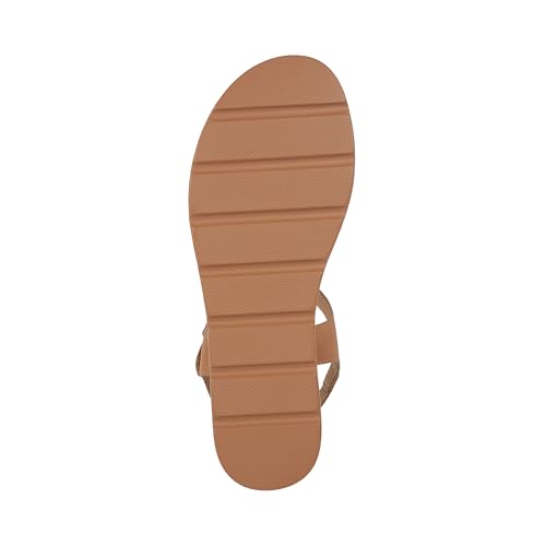 Mochi Women Tan Synthetic Casual - Sandals with Back Strap closure and PU sole, Perfect for Standard use UK/3 EU/36(33-1156)