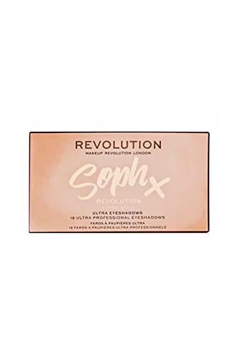 Makeup Revolution Eyeshadow X Sophx Extra Spice Eyeshadows Powder,Multicolor, 19.8G,Matte& Shimmery Finish 19.8G