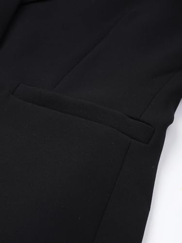 Tommy Hilfiger Women's Slim Blazer (S25HWOT013-38_Black