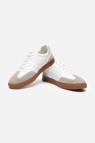 Louis Philippe_Mens_Casual_Off White & Light Grey_Sneakers_LYSSNSSFL10249_40