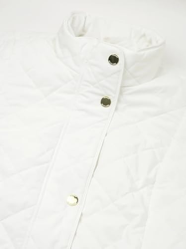 Tommy Hilfiger Women's A-Line Coat (F24HWOT094-S_Milky Way