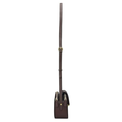 Da Milano Leather Sling Bag for Women - Brown (00176B)