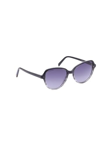 Fastrack Black Colored Acetate Frame CatEye Shaped Polarized Sunglasses for Women