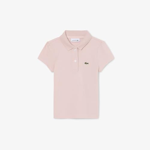 Scalloped Collar Pique Polo Shirt