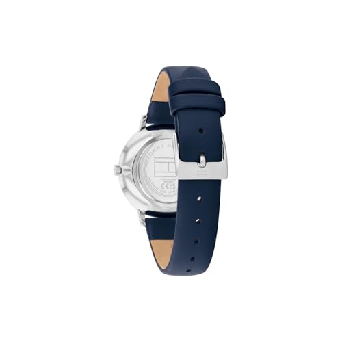Tommy Hilfiger Quartz Analog with Blue Dial Blue Leather Strap Watch for Women - TH1782764