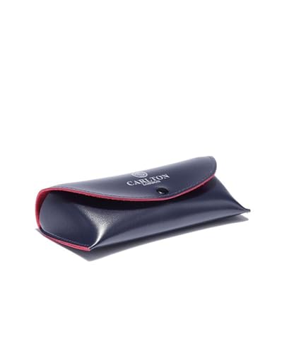 Carlton London Black and Red Toned with Black Polarised Lens Square Sunglass