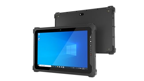 Kevizewo Rugged Carpet 10.1 Inch Waterproof 8GB + 128GB for Tablet PC, 4G LTE NFC with Scanner 2D N5100 GPS WiFi BT