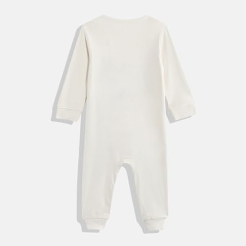 Mothercare Girls Arctic Berry Printed Full Sleeve All-In-One - Cream