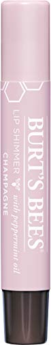 Burt's Bees 100% Natural Moisturizing Lip Shimmer, Champagne, 1 Tube