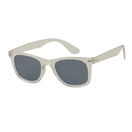 United Colors of Benetton solid blue lens wayfarer sunglass full rim crystal frame