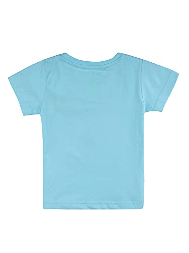 BODYCARE Kids Infantwear Girls Sky Blue Minnie & Friends Printed T-Shirts & Shorts Sets