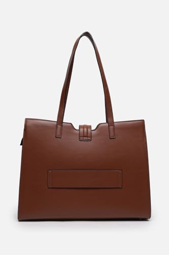 Allen Solly Womens textured brown HANDBAG