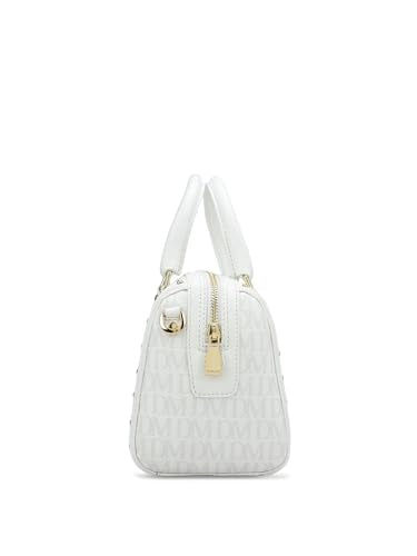 Da Milano Genuine Leather White Satchel (01296) (Small)