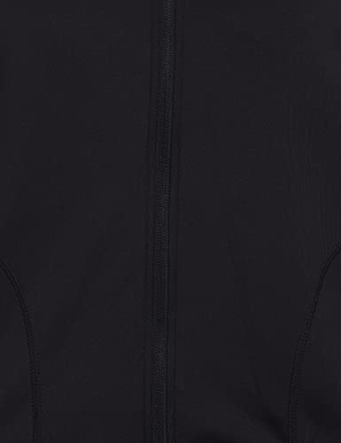 Enamor Athleisure A901 Relaxed Fit Bomber Jacket for Women|Breathable Antimicrobial Quick Dry 4-way Stretch Scuba Fabric Jacket With Zipper Pockets(A901-Jet Black-L)