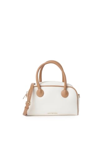 Women White Textured Casual Sling Bag