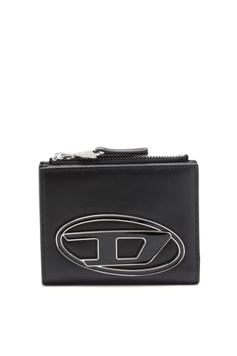 Diesel 1DR 1DR BI-FOLD ZIP II wallet, BLACK, One Size