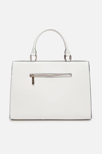 Allen Solly Womens leaf-print white HANDBAG
