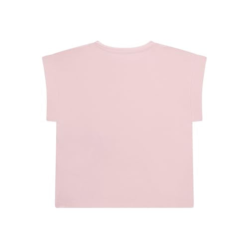 GUESS Cotton Candy Pink Cotton Blend Printed T-Shirt