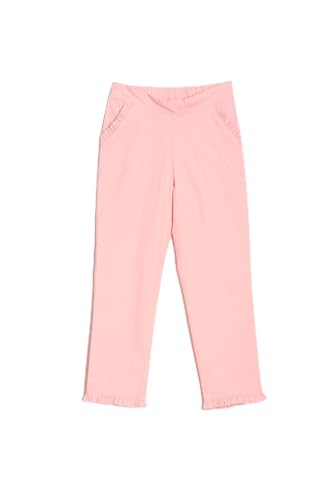 Allen Solly Girl's Regular Casual Pants (AGTFELWF380570_Peach
