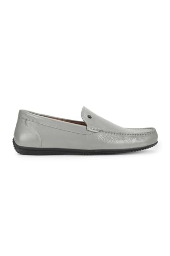 Louis Philippe Mens LPSCSMUFS00325 Grey Casual Slip-on Shoes - 43 EU (LPSCSMUFS00325)
