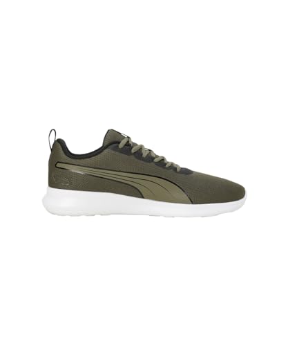 PUMA Mens Rush Racer Olive-Black-Grey Fog Sneaker - 6 UK (39584004)