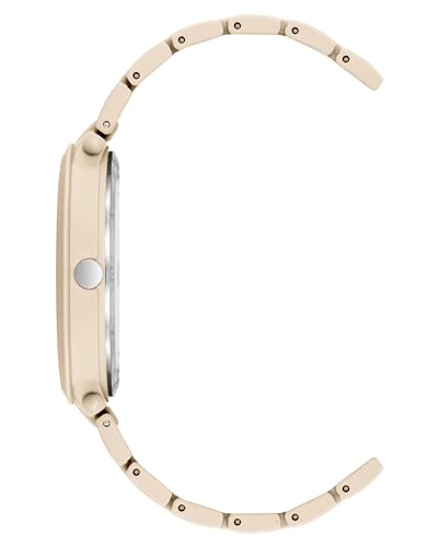 Nine West Women's Rubberized Bracelet Watch, Cream, NW/3012CRCR