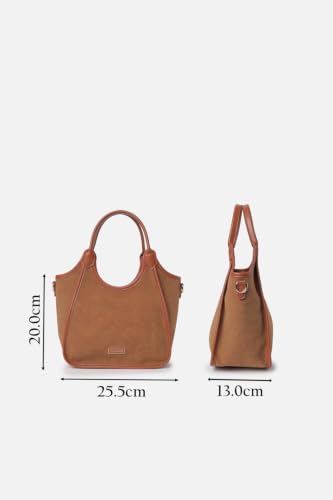 Women Brown Solid Casual Sling Bag