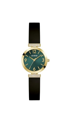 Guess Round 28mm Green Dial Analog Women Watch - GW0912L4